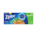 Ziploc® Resealable Sandwich Bags, 1.2 Mil, 6.5" X 6", Clear, 500-box freeshipping - TVN Wholesale