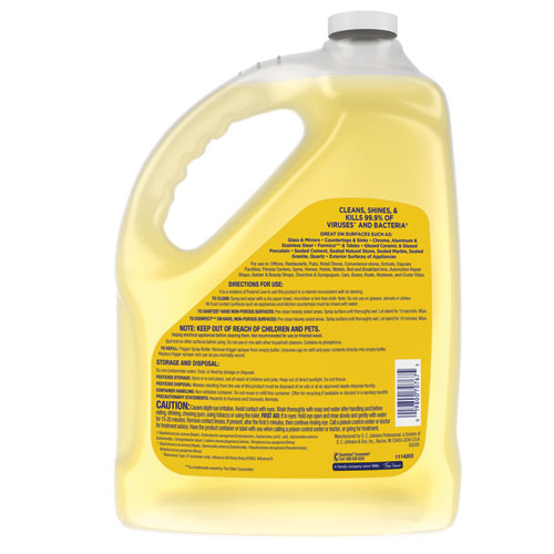 Windex® Multi-surface Disinfectant Cleaner, Citrus, 1 Gal Bottle, 4-carton freeshipping - TVN Wholesale