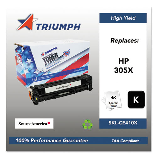 Triumph™ 751000nsh1283 Remanufactured Ce410a (305a) Toner, 2,200 Page-yield, Black freeshipping - TVN Wholesale