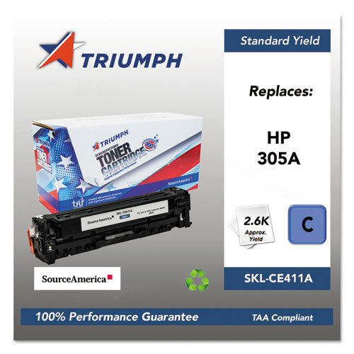 Triumph™ 751000nsh1287 Remanufactured Ce413a (305a) Toner, 2,600 Page-yield, Magenta freeshipping - TVN Wholesale