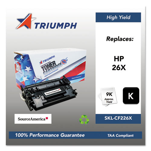 Triumph™ 751000nsh1588 Remanufactured Cf226x (26x) High-yield Toner, 9,000 Page-yield, Black freeshipping - TVN Wholesale