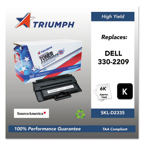 Triumph™ 751000nsh1086 Remanufactured 330-2209 High-yield Toner, 6,000 Page-yield, Black freeshipping - TVN Wholesale