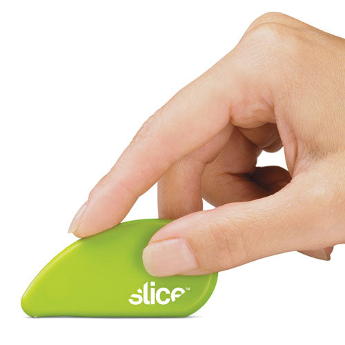 slice® Safety Cutters, Fixed, Non Replaceable Micro Safety Blade, Ceramic, Green freeshipping - TVN Wholesale