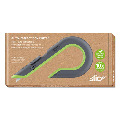 slice® Box Cutters, Double Sided, Replaceable, Stainless Steel, Gray, Green freeshipping - TVN Wholesale