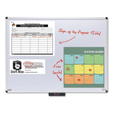 Smead® Justick By Smead Dry-erase Board With Frame, 48" X 36", White freeshipping - TVN Wholesale