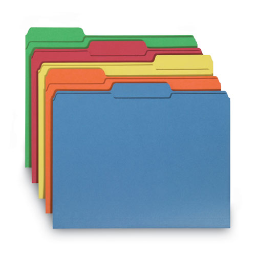 Smead® Interior File Folders, 1-3-cut Tabs, Letter Size, Assorted, 100-box freeshipping - TVN Wholesale
