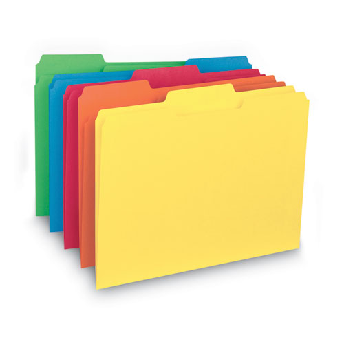 Smead® Interior File Folders, 1-3-cut Tabs, Letter Size, Assorted, 100-box freeshipping - TVN Wholesale