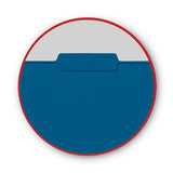 Smead® Interior File Folders, 1-3-cut Tabs, Letter Size, Sky Blue, 100-box freeshipping - TVN Wholesale