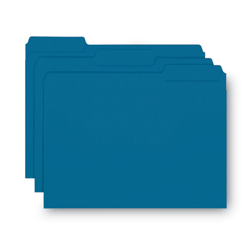 Smead® Interior File Folders, 1-3-cut Tabs, Letter Size, Sky Blue, 100-box freeshipping - TVN Wholesale