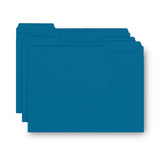 Smead® Interior File Folders, 1-3-cut Tabs, Letter Size, Sky Blue, 100-box freeshipping - TVN Wholesale