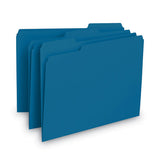 Smead® Interior File Folders, 1-3-cut Tabs, Letter Size, Sky Blue, 100-box freeshipping - TVN Wholesale