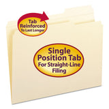 Smead® Reinforced Tab Manila File Folders, 1-3-cut Tabs, Right Position, Letter Size, 11 Pt. Manila, 100-box freeshipping - TVN Wholesale