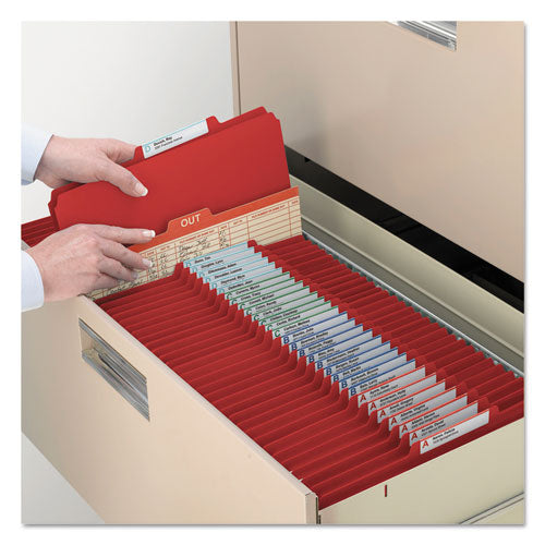 Smead® 6-section Pressboard Top Tab Pocket-style Classification Folders With Safeshield Fasteners, 2 Dividers, Legal, Red, 10-bx freeshipping - TVN Wholesale