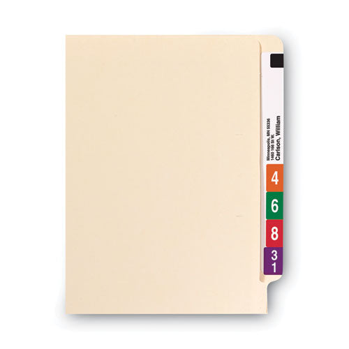 Smead® Heavyweight Manila End Tab Folders, 9" Front, Straight Tab, Letter Size, 100-box freeshipping - TVN Wholesale