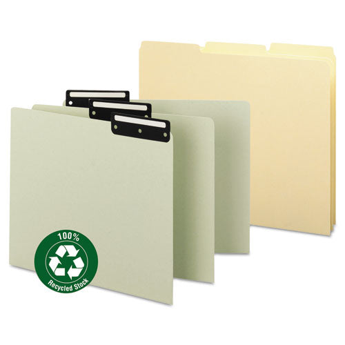 Smead® Recycled Blank Top Tab File Guides, 1-3-cut Top Tab, Blank, 8.5 X 11, Green, 50-box freeshipping - TVN Wholesale