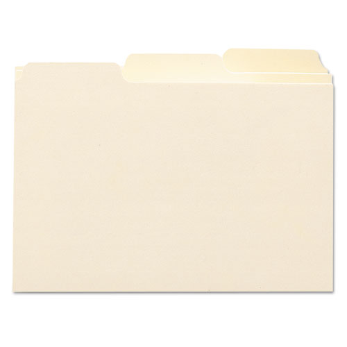 Smead® Manila Card Guides, 1-3-cut Top Tab, Blank, 4 X 6, Manila, 100-box freeshipping - TVN Wholesale