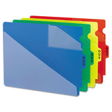 Smead® End Tab Poly Out Guides, Two-pocket Style, 1-3-cut End Tab, Out, 8.5 X 11, Blue, 50-box freeshipping - TVN Wholesale