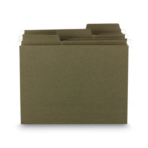 Smead® Fastab Hanging Folders, Letter Size, 1-3-cut Tab, Standard Green, 20-box freeshipping - TVN Wholesale