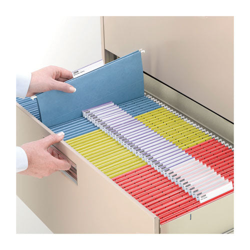 Smead® Tuff Hanging Folders With Easy Slide Tab, Letter Size, 1-3-cut Tab, Assorted, 15-box freeshipping - TVN Wholesale