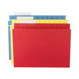 Smead® Tuff Hanging Folders With Easy Slide Tab, Letter Size, 1-3-cut Tab, Assorted, 15-box freeshipping - TVN Wholesale