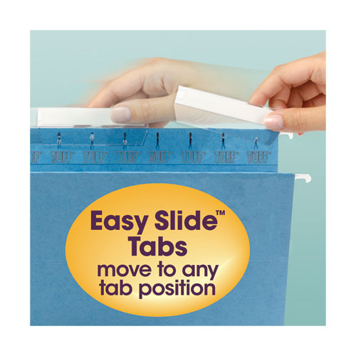 Smead® Tuff Hanging Folders With Easy Slide Tab, Letter Size, 1-3-cut Tab, Assorted, 15-box freeshipping - TVN Wholesale