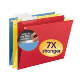 Smead® Tuff Hanging Folders With Easy Slide Tab, Letter Size, 1-3-cut Tab, Assorted, 15-box freeshipping - TVN Wholesale