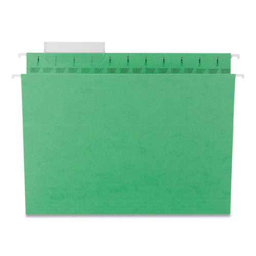 Smead® Tuff Hanging Folders With Easy Slide Tab, Letter Size, 1-3-cut Tab, Green, 18-box freeshipping - TVN Wholesale