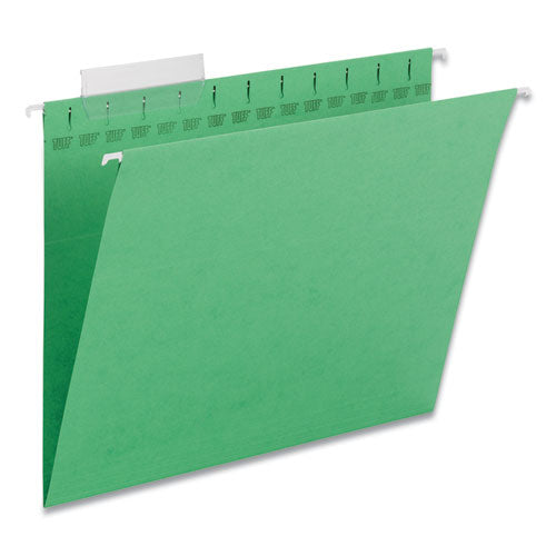 Smead® Tuff Hanging Folders With Easy Slide Tab, Letter Size, 1-3-cut Tab, Green, 18-box freeshipping - TVN Wholesale