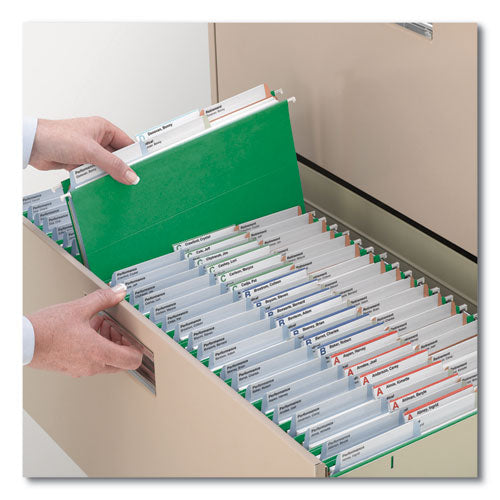 Smead® Tuff Hanging Folders With Easy Slide Tab, Letter Size, 1-3-cut Tab, Green, 18-box freeshipping - TVN Wholesale
