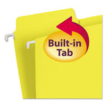 Smead® Fastab Hanging Folders, Letter Size, 1-3-cut Tab, Yellow, 20-box freeshipping - TVN Wholesale