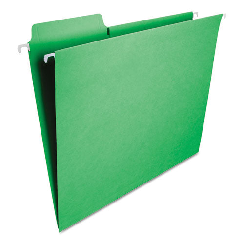 Smead® Fastab Hanging Folders, Letter Size, 1-3-cut Tab, Green, 20-box freeshipping - TVN Wholesale