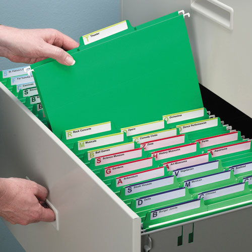 Smead® Fastab Hanging Folders, Letter Size, 1-3-cut Tab, Green, 20-box freeshipping - TVN Wholesale