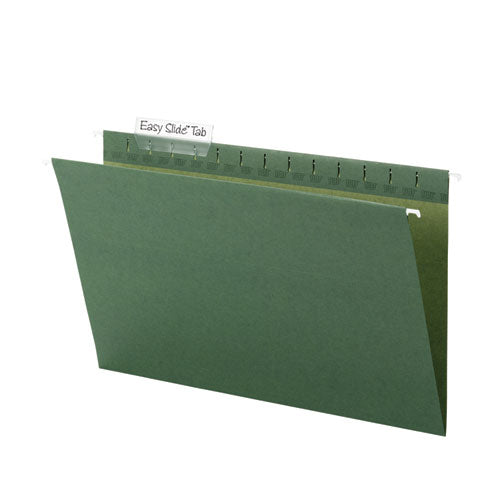 Smead® Tuff Hanging Folders With Easy Slide Tab, Legal Size, 1-3-cut Tab, Standard Green, 20-box freeshipping - TVN Wholesale