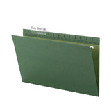 Smead® Tuff Hanging Folders With Easy Slide Tab, Legal Size, 1-3-cut Tab, Standard Green, 20-box freeshipping - TVN Wholesale