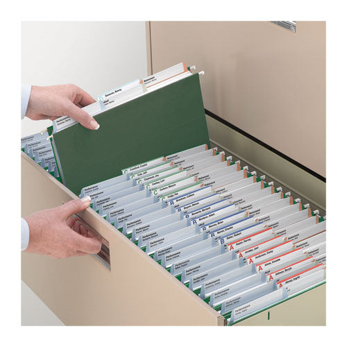 Smead® Tuff Hanging Folders With Easy Slide Tab, Legal Size, 1-3-cut Tab, Standard Green, 20-box freeshipping - TVN Wholesale