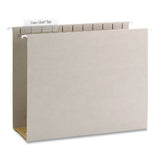 Smead® Tuff Extra Capacity Hanging File Folders W- Easy Slide Tab, 4" Expansion, Letter, Steel Gray,18-box freeshipping - TVN Wholesale