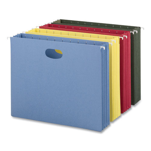 Smead® Hanging Pockets With Full-height Gusset, Letter Size, Assorted, 4-pack freeshipping - TVN Wholesale