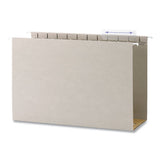 Smead® Tuff Extra Capacity Hanging File Folders W- Easy Slide Tab, 4" Expansion, Legal, Steel Gray,18-box freeshipping - TVN Wholesale