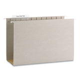 Smead® Tuff Extra Capacity Hanging File Folders W- Easy Slide Tab, 4" Expansion, Legal, Steel Gray,18-box freeshipping - TVN Wholesale