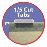 Smead® 100% Recycled Hanging File Folders, Letter Size, 1-5-cut Tab, Standard Green, 25-box freeshipping - TVN Wholesale