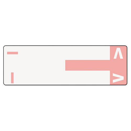 Smead® Alphaz Color-coded First Letter Combo Alpha Labels, I-v, 1.16 X 3.63, Pink-white, 5-sheet, 20 Sheets-pack freeshipping - TVN Wholesale