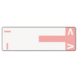 Smead® Alphaz Color-coded First Letter Combo Alpha Labels, I-v, 1.16 X 3.63, Pink-white, 5-sheet, 20 Sheets-pack freeshipping - TVN Wholesale