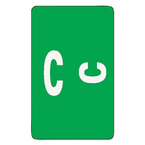 Smead® Alphaz Color-coded Second Letter Alphabetical Labels, C, 1 X 1.63, Dark Green, 10-sheet, 10 Sheets-pack freeshipping - TVN Wholesale