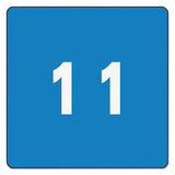 Smead® Numerical End Tab File Folder Labels, 1, 1.5 X 1.5, Light Blue, 250-roll freeshipping - TVN Wholesale