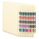 Smead® Numerical End Tab File Folder Labels, 4, 1.5 X 1.5, Orange, 250-roll freeshipping - TVN Wholesale