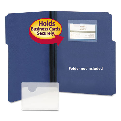 Smead® Self-adhesive Poly Pockets, Top Load, 4 1-16 X 3, Clear, 100-box freeshipping - TVN Wholesale