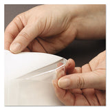 Smead® Self-adhesive Poly Pockets, Top Load, 4 1-16 X 3, Clear, 100-box freeshipping - TVN Wholesale