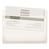 Smead® Self-adhesive Poly Pockets, Top Load, 4 1-16 X 3, Clear, 100-box freeshipping - TVN Wholesale
