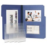 Smead® Self-adhesive Poly Pockets, Top Load, 5-5-16 X 3-5-8, Clear, 100-box freeshipping - TVN Wholesale