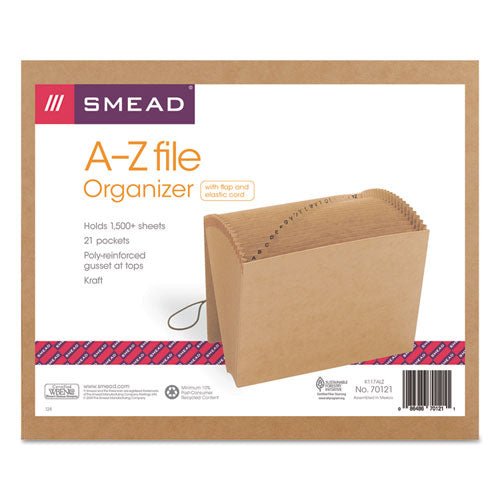 Smead® Indexed Expanding Kraft Files, 21 Sections, 1-21-cut Tab, Letter Size, Kraft freeshipping - TVN Wholesale